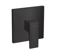 Hansgrohe Metropol ééngreeps douchemengkraan afbouwdeel met rechte greep, mat zwart - thumbnail