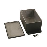Hammond Electronics 1590WTFBK Universele behuizing 120.5 x 79.5 x 59 Aluminium Zwart 1 stuk(s) - thumbnail