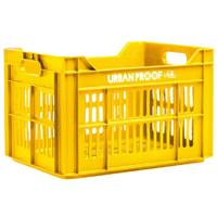 Urban Proof fietskrat 30 liter polypropyleen geel - thumbnail
