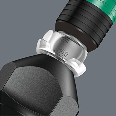 Wera 7432 Kraftform instelbare Momentschroevendraaier met Rapidaptor Snelwisselhouder, 1/4 duim, 0,90 - 1,50 Nm - 1 stuk(s) - 05074774001