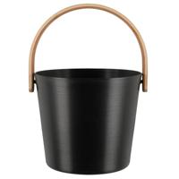 Rento Design sauna-emmer met beugel - Zwart - thumbnail