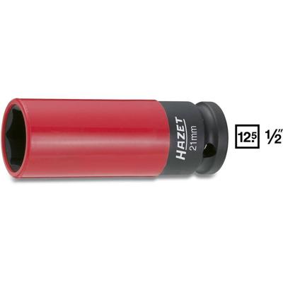 HAZET Krachtdopsleutel 903SLG-21 · 1/2 inch (12,5 mm) vierkant hol · Buiten-zeskant-tractieprofiel · SW 21 mm HAZET Krachtdopsleutel 903SLG-21 · 1/2 inch (12,5 mm) vierkant hol · Buiten-zeskant-tractieprofiel · SW 21 mm