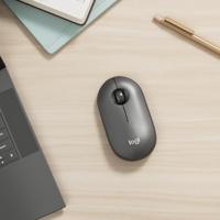 Logitech Pebble Mouse 2 M350s Muis Bluetooth Optisch Grafiet 3 Toetsen 400 dpi, 4000 dpi Geïntegreerd scrollwiel - thumbnail