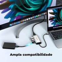 USB-HUB Vention CNBHB Grijs - thumbnail