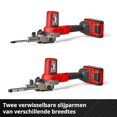 Einhell TE-BF 18 Li-Solo Akku-Bandfeile 4461000 Accu-bandschuurmachine Incl. accessoires, Zonder accu, Zonder lader Bandbreedte 13 mm Bandlengte 457 mm