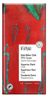 Vivani Edel Bitter Chili 70% Cacao Reep Vivani Edel Bitter Chili 70% Cacao Reep