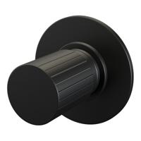 Brauer Stripe losse inbouw stopkraan met in- en afbouwdelen mat zwart - thumbnail