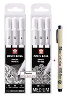 Gelschrijver sakura gelly roll classic 3 breedtes | 6 stuks - thumbnail