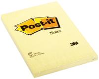 Post-it Notes, ft 102 x 152 mm, geel, blok van 100 vel - thumbnail