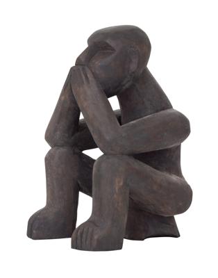 MUST Living Ornament 'Say Nothing' Mahoniehout