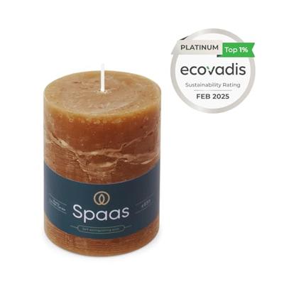 Kaars rustiek 80/110 mm cognac Spaas - Spaas Kaars rustiek 80/110 mm cognac Spaas - Spaas