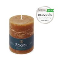Kaars rustiek 80/110 mm cognac Spaas - Spaas - thumbnail