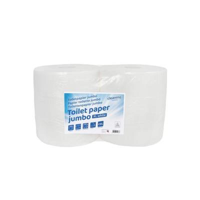 Toiletpapier Cleaninq maxi jumbo 2 laags 350m wit