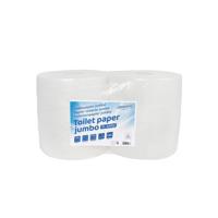 Toiletpapier Cleaninq maxi jumbo 2 laags 350m wit - thumbnail