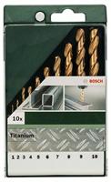 Bosch Accessoires 10-Delige Metaalboorset HSS-Tin | Din 338 - 2609255130 - thumbnail