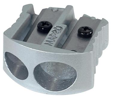 Maped potloodslijper Classic, 2 gaats, uit metaal