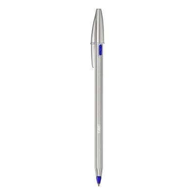 Balpen bic cristal re-new 1 pen + 2 vull m blauw Balpen bic cristal re-new 1 pen + 2 vull m blauw