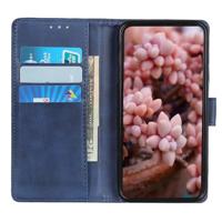 Casecentive Leren Wallet case met sluiting iPhone 13 Mini blauw - thumbnail