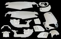 Plaatset 15-delig Edge voor Gilera Runner tot bouwjaar 08-2005 - glanzend wit - thumbnail