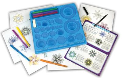 Spirograph kit met markers