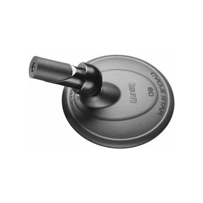 Busch & Muller Busch + müller spiegel rond 80 mm zwart per stuk