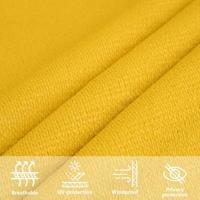 VidaXL Zonnezeil 160 g/m² rechthoekig 2x4,5 m hdpe geel - thumbnail