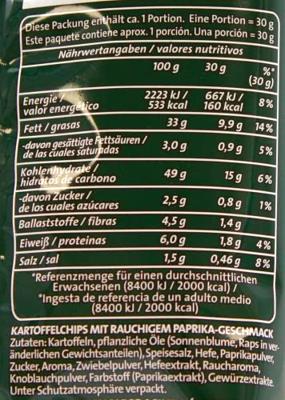 Funny-Frisch - Hongaarse Paprika Chips - 12x 40g
