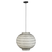 Dutchbone Hanglamp 'Ming' rond, 50cm - thumbnail