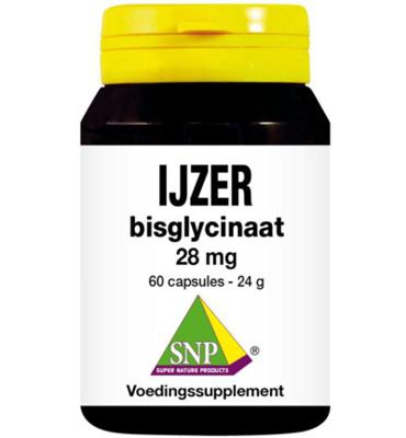 IJzer bisglycinaat 28mg 60 Capsules