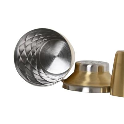 Cocktailshaker Home ESPRIT Gouden Roestvrij staal 9,5 x 9,5 x 22 cm