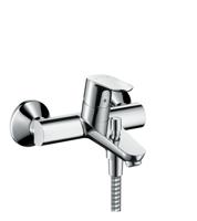 Hansgrohe Focus E2 badkraan met omstel en koppelingen chroom 31940000 - thumbnail