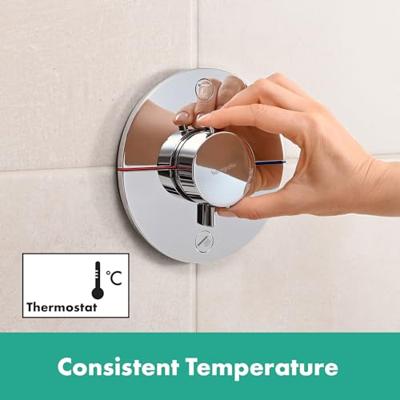 Hansgrohe Showerselect Comfort S thermostaat - inbouw - 2 functies - zekerheidscombinatie toepasbaar bad/vul combinatie - chroom 15556000