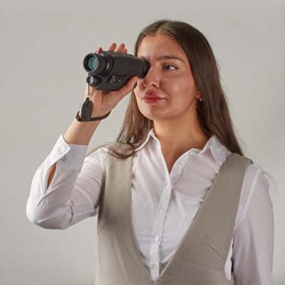 Nedis scbi9000bk monocular vergroting: 5 x diameter objectieflens: 32 mm gezichtsveld: 87 m nachtzicht inclusief reistas