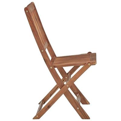 Tuinstoelen 4 st inklapbaar massief acaciahout - thumbnail