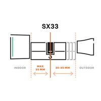 Bold Smart Lock Cylinder SX-33 - thumbnail