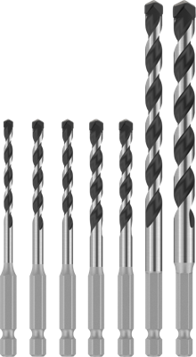 Bosch Accessoires PRO Betonborenset HEX-5 | 5-delig | 4x100, 5x100, 6x100, 8x150, 10x150mm - 2608707005