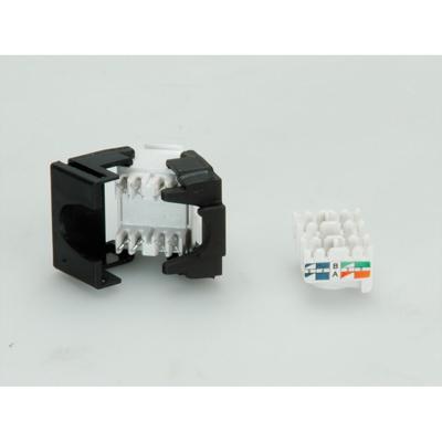 VALUE Cat.6 (klasse E) Keystone onafgeschermd, zonder gereedschap, wit VALUE Cat.6 (klasse E) Keystone onafgeschermd, zonder gereedschap, wit