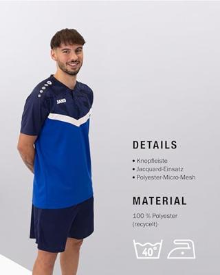 JAKO 6324 Polo Iconic - Royal/Marine - XXL