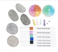 Creativ Company Https://www.cchobby.nl/hobbyset-steendecoratie-monster-diverse-kleuren-1-doos - thumbnail