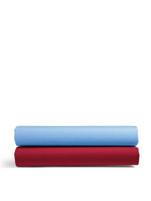 Bella Donna Bella Donna Hoeslaken Jersey Lits-Jumeaux azuur-0180 180/200-200/220