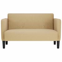 Loveseat bank 109 cm corduroy stof lichtgroen grijs - thumbnail