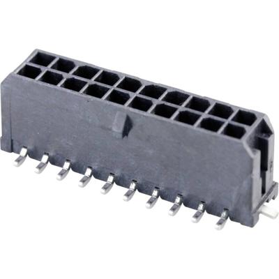 Molex 430452018 Male header, inbouw (standaard) Totaal aantal polen: 20 Rastermaat: 3 mm Inhoud: 1 stuk(s) Tape on Full reel Molex 430452018 Male header, inbouw (standaard) Totaal aantal polen: 20 Rastermaat: 3 mm Inhoud: 1 stuk(s) Tape on Full reel