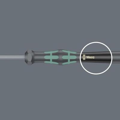 Wera 2069 Dopschroevendraaier Elektronica en fijnmechanica Sleutelbreedte (metrisch): 5.6 mm Sleutelbreedte (inch): 7/32 inch Koplengte: 60 mm - thumbnail