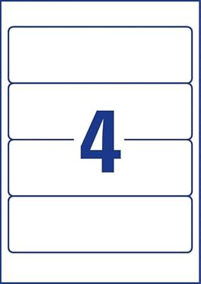 Avery-Zweckform Ordneretiketten L4761-25 61 x 192 mm Papier Wit Permanent hechtend 120 stuk(s)