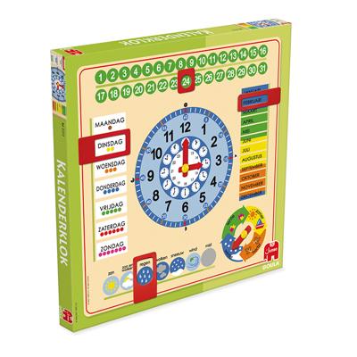 Goula Houten Kalenderklok