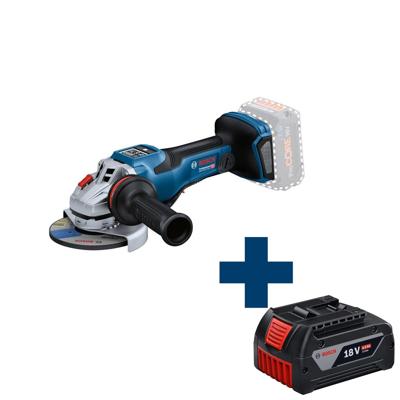 Bosch Professional GWS 18V-15 Accu haakse slijper 125mm 18V Basic Body in L-Boxx - 06019H6B02