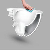 Wandcloset BWS Flat Rim-off Keramiek Wit (Excl. Zitting) - thumbnail