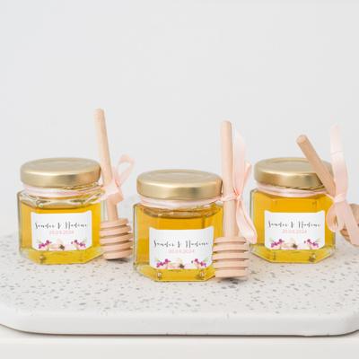 Honingpotje waterverf bloemen Honingpotje waterverf bloemen