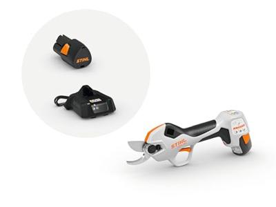 Stihl asa 20 accu-snoeischaar | as systeem | set met al 1 lader en 1x 2.0ah as 2 accu - va050116210