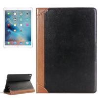 Book Style Polished Surface horizontaal Flip lederen hoesje met houder & opbergruimte voor pinpassen & portemonnee voor iPad Pro 9.7 inch(zwart) - thumbnail